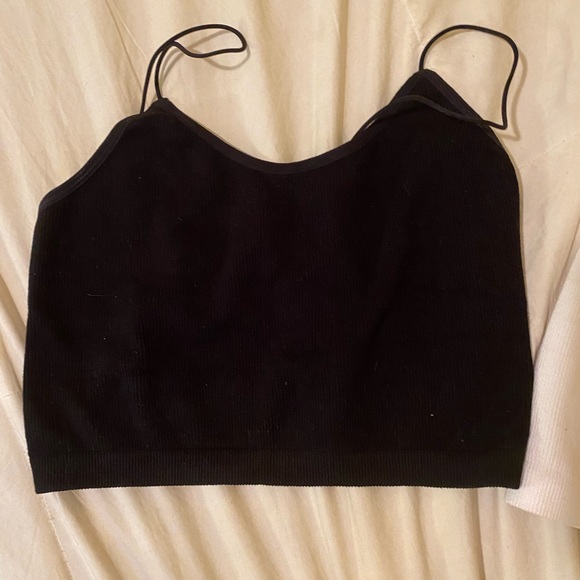 PAIR black & white tank top cami - Picture 7 of 8